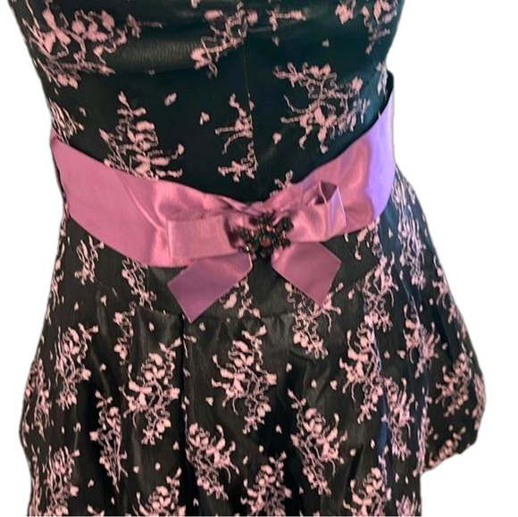 Vintage Jessica McClintock Gunne Sax Lace Bubble Hem Dress Sz 5 (Fits XS–S) - Picture 5 of 12